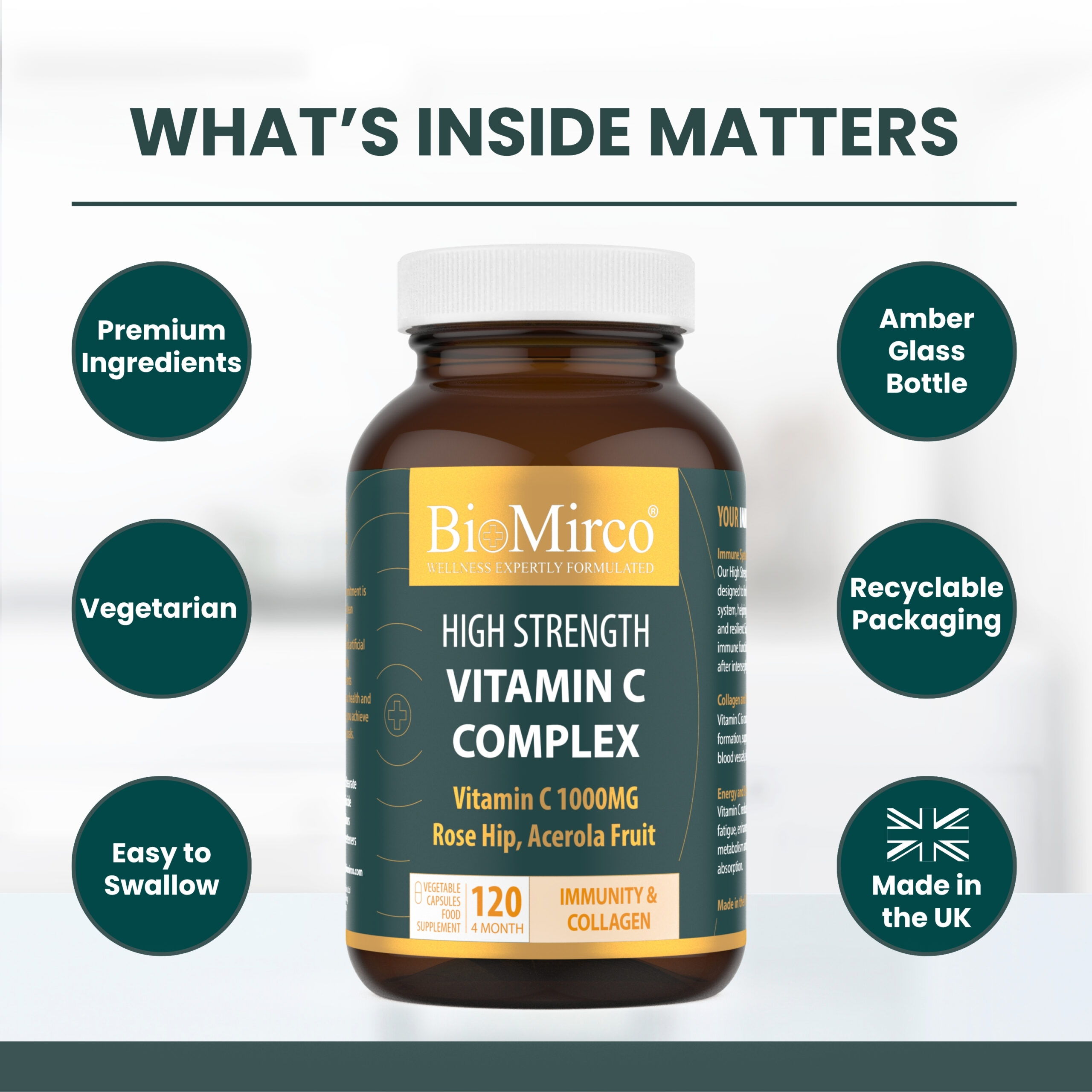 High Strength Vitamin C Complex 1000mg - Image 7